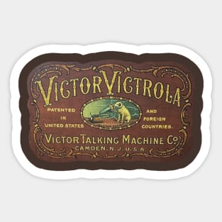 Victor Talking Machine Company Sticker